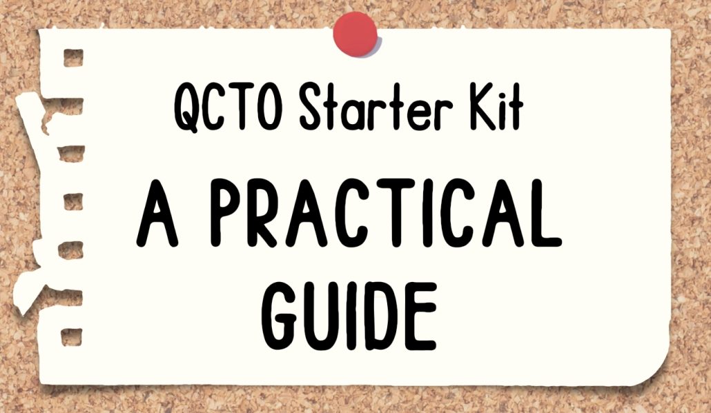 QCTO Starter Kit: Part 3